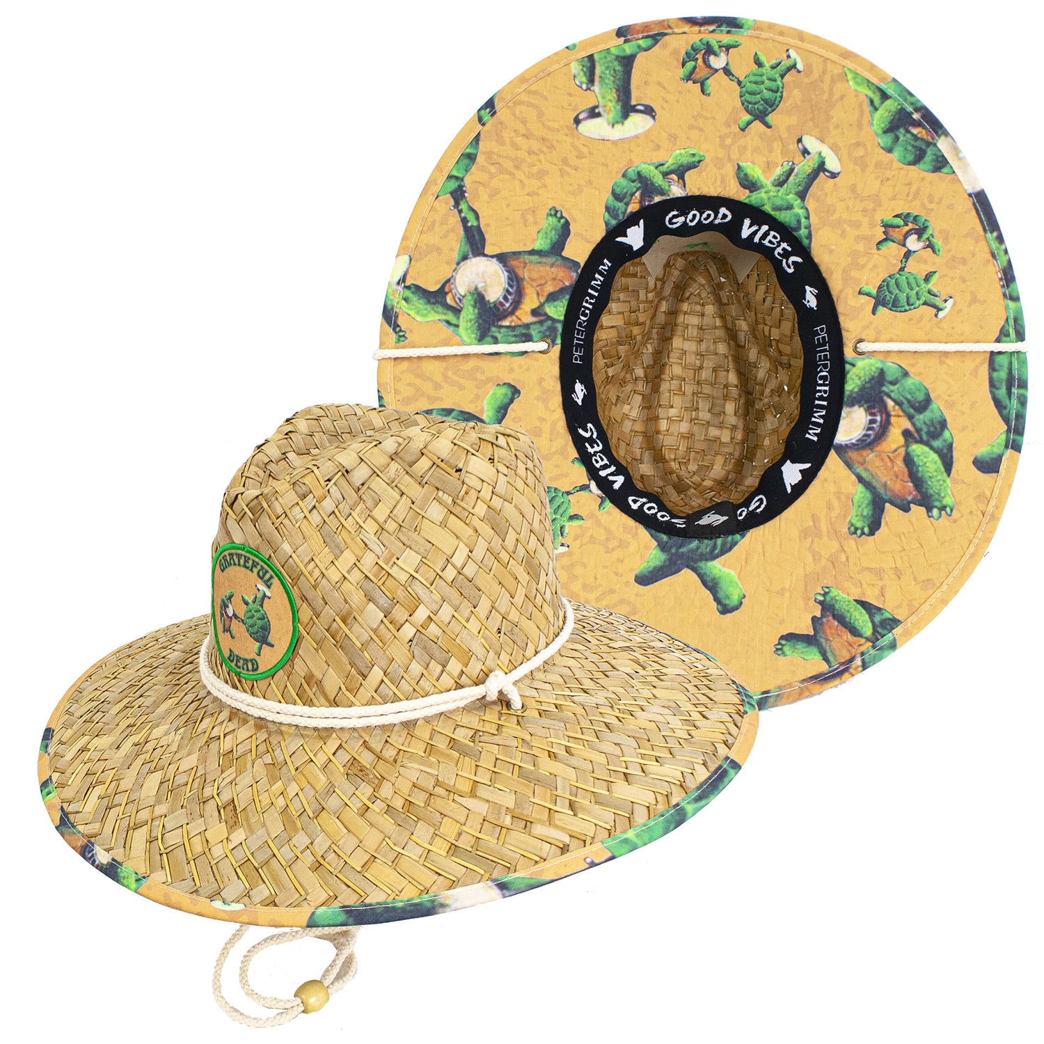 Dancing Turtles Wide Brim Sun Lifeguard Hat Doba Default